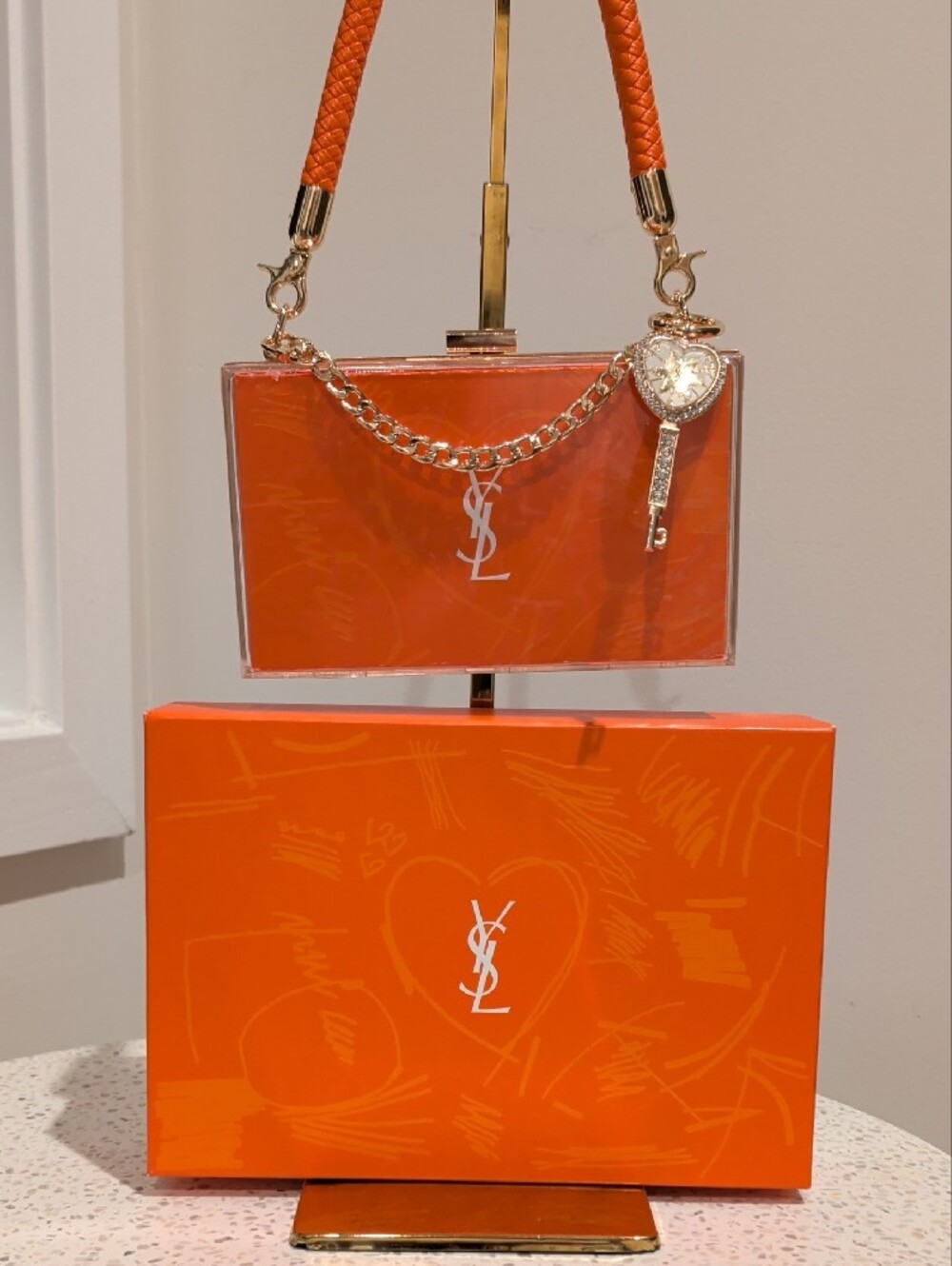 Upcycled Acrylic Box Clutch Gift Set